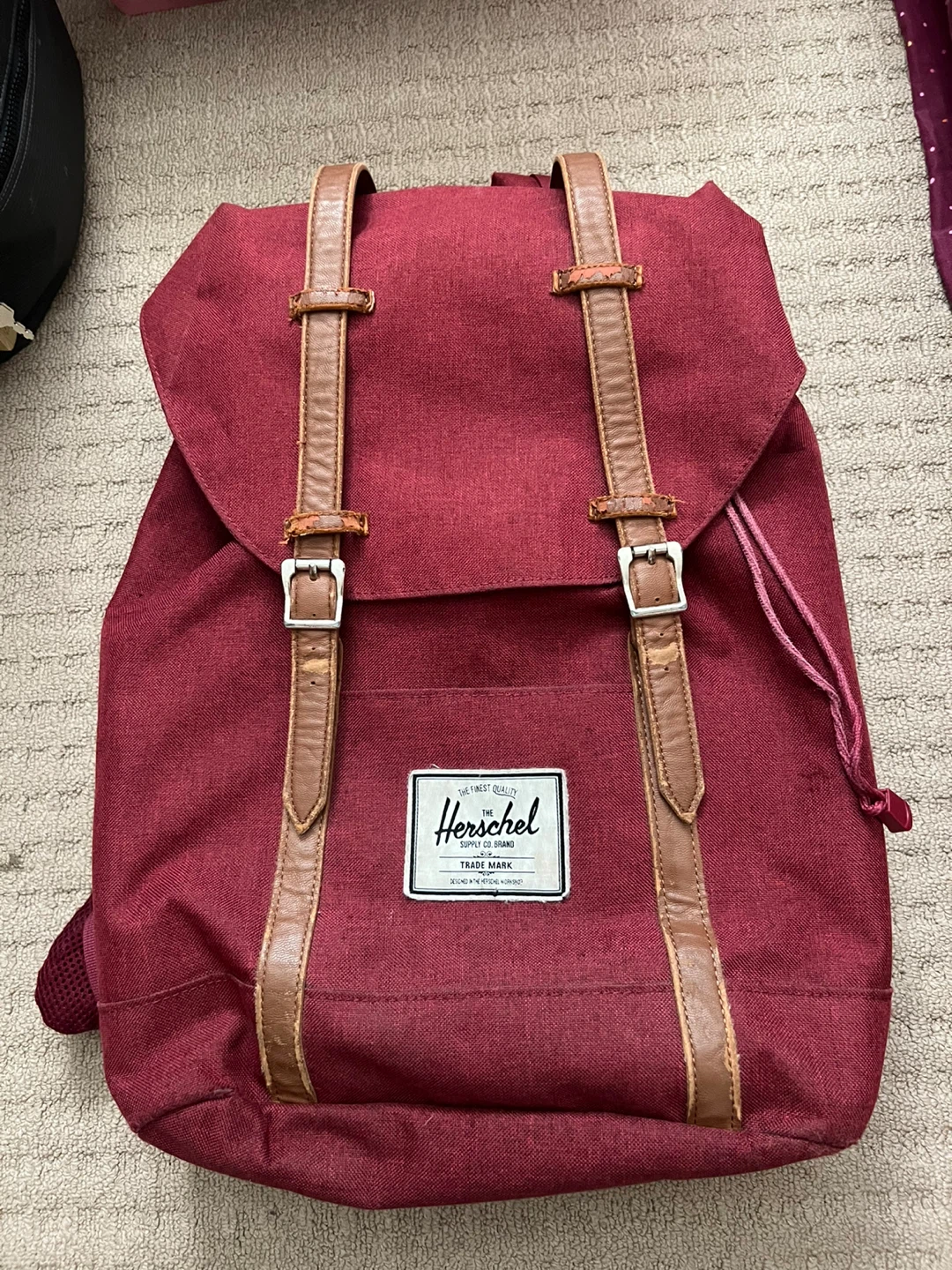 Herschel Backpack Burgundy