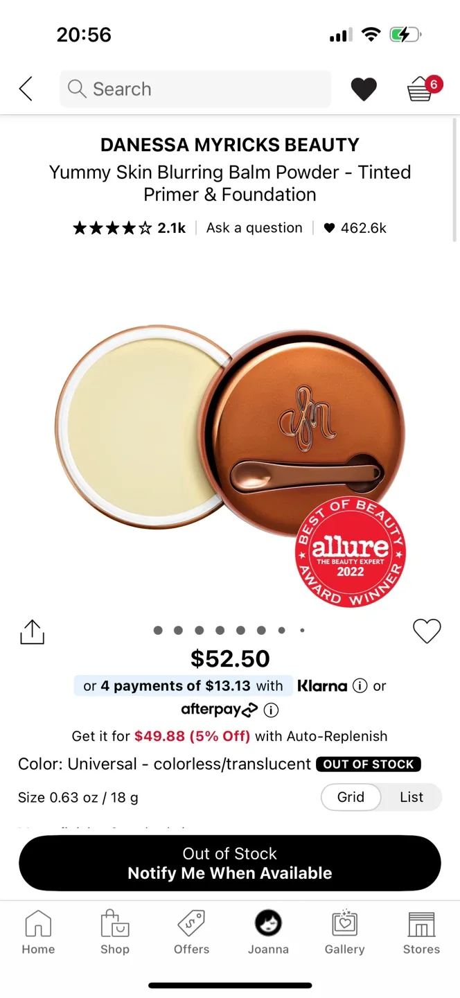 New Danessa Myricks Yummy Skin Blurring Balm Powder - Universal image indicator(5)