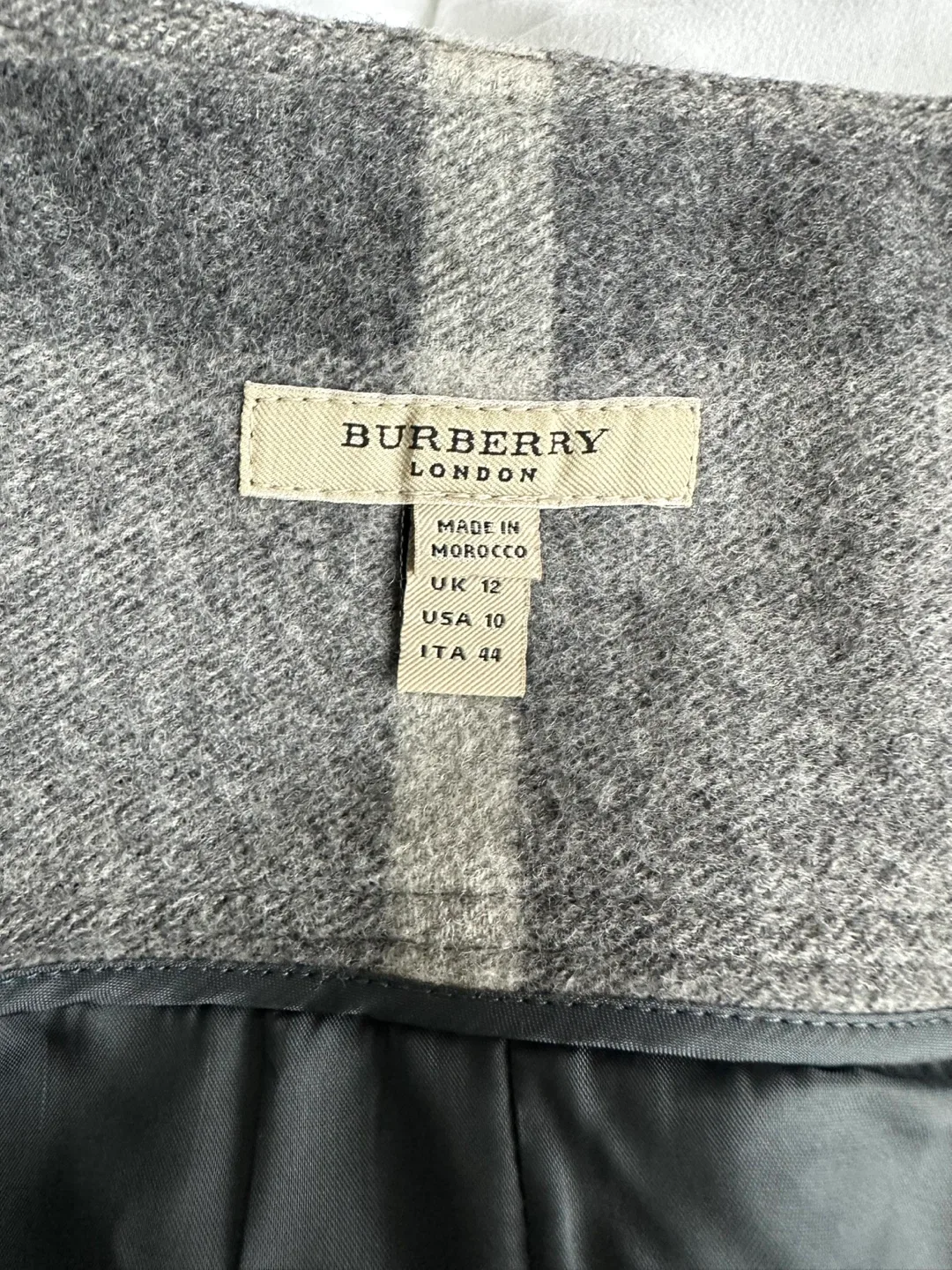 Burberry Wool Check Skirt image indicator(6)