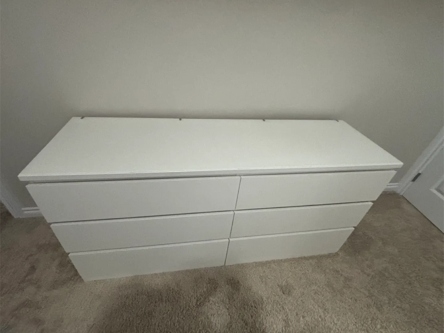 IKEA Hemnes White 6-Drawer Dresser image indicator(4)