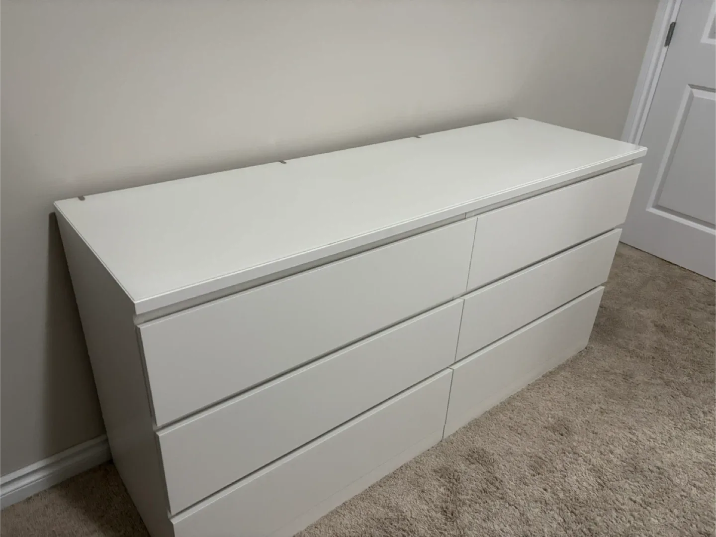 IKEA Hemnes White 6-Drawer Dresser image indicator(2)