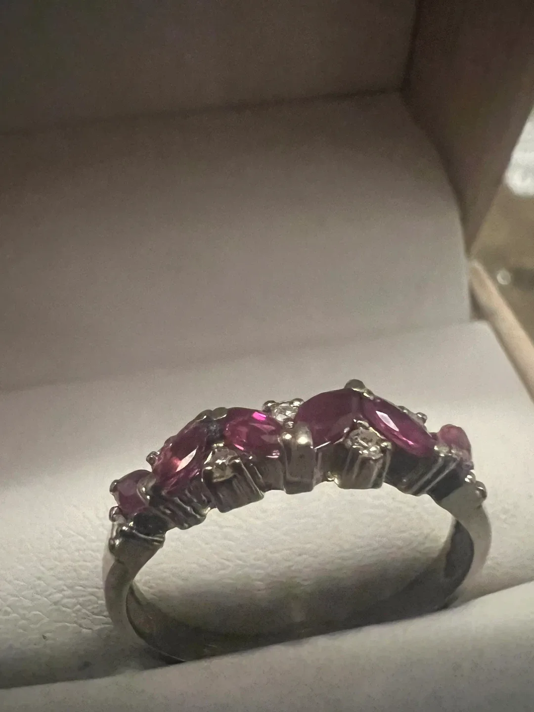 10 k Ruby and Diamond Ring thumbnail