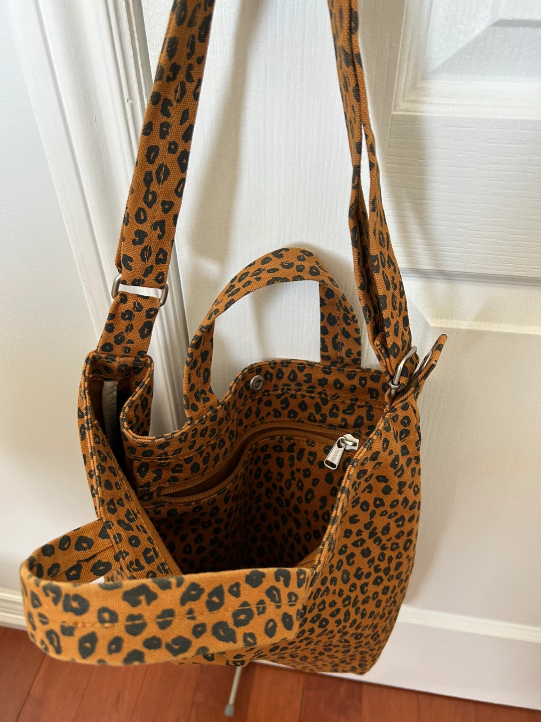 BAGGU Leopard Print Shoulder Bag - photo 3