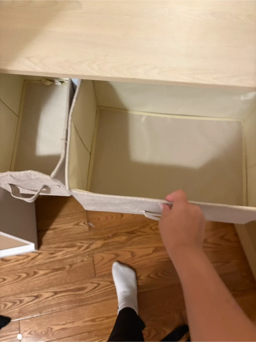 Storage Dresser with Fabric Bins image indicator(3)