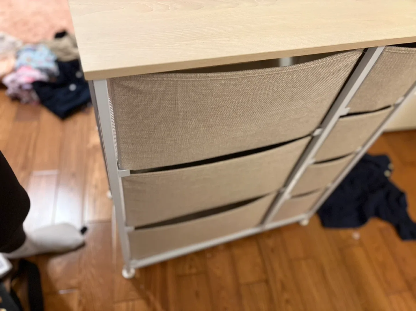 Storage Dresser with Fabric Bins image indicator(4)