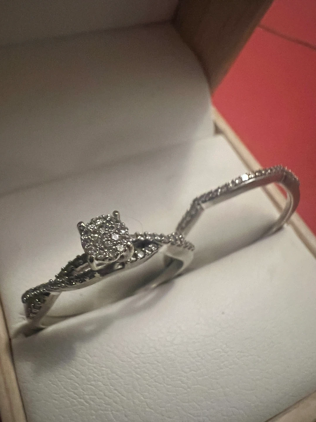 10 k Diamond Ring Set - photo 2