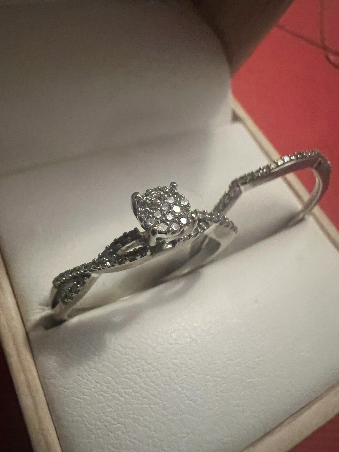 10 k Diamond Ring Set
