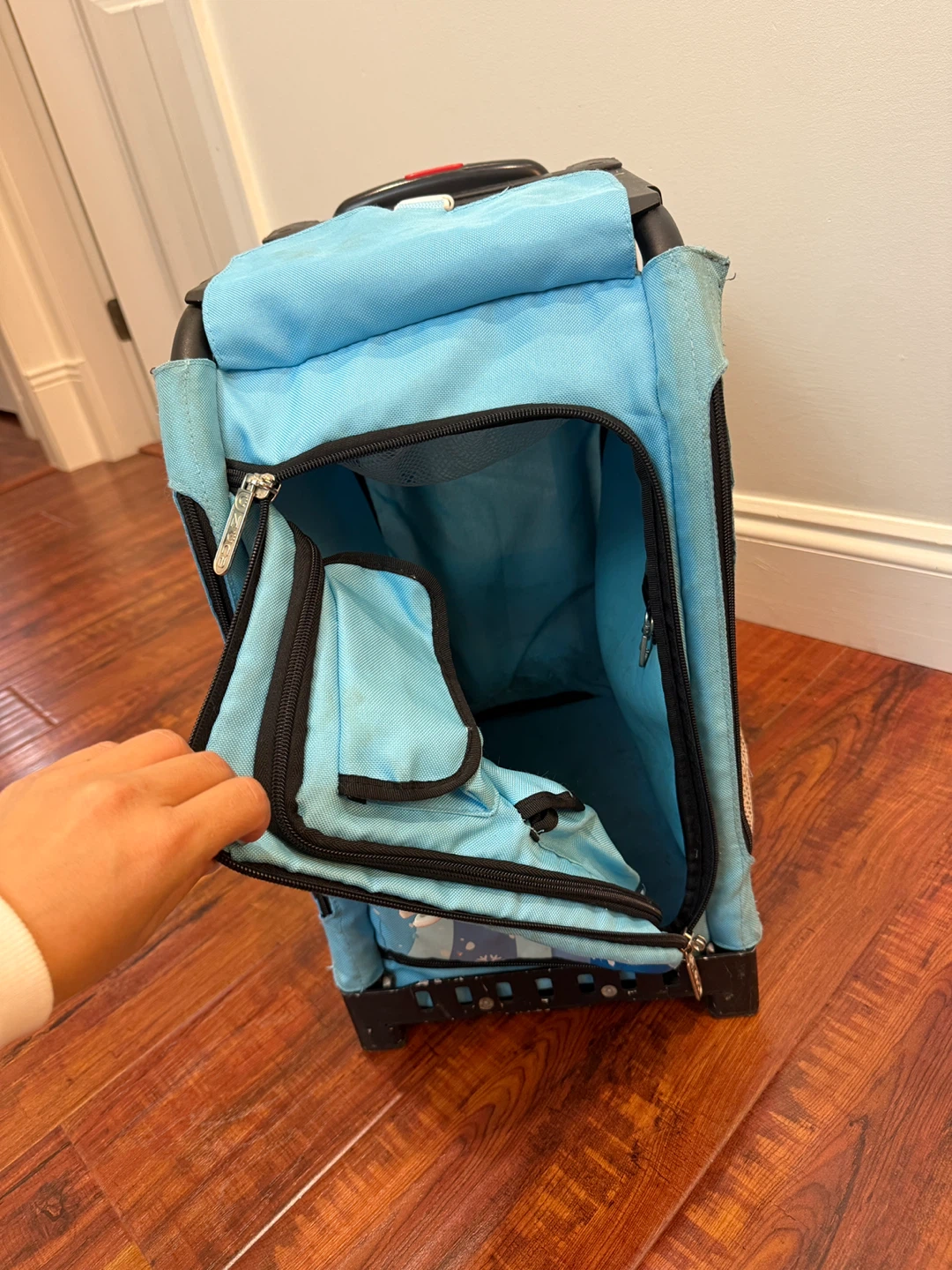 Zuca Rolling Backpack - Light Blue - photo 4