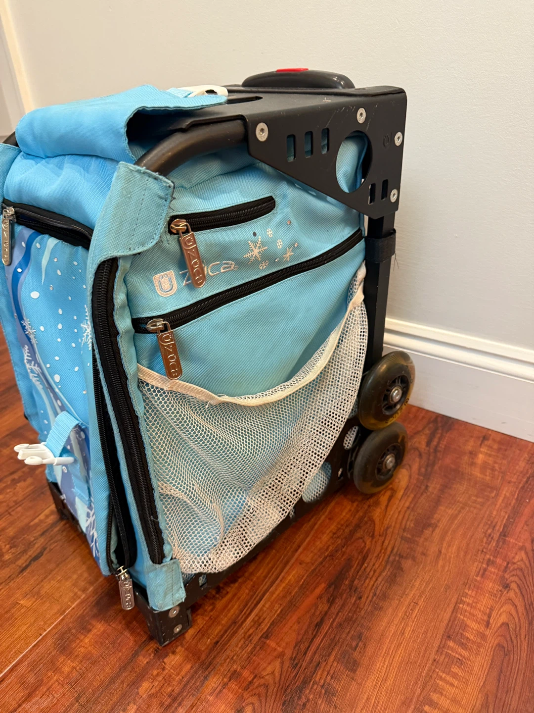 Zuca Rolling Backpack - Light Blue - photo 3