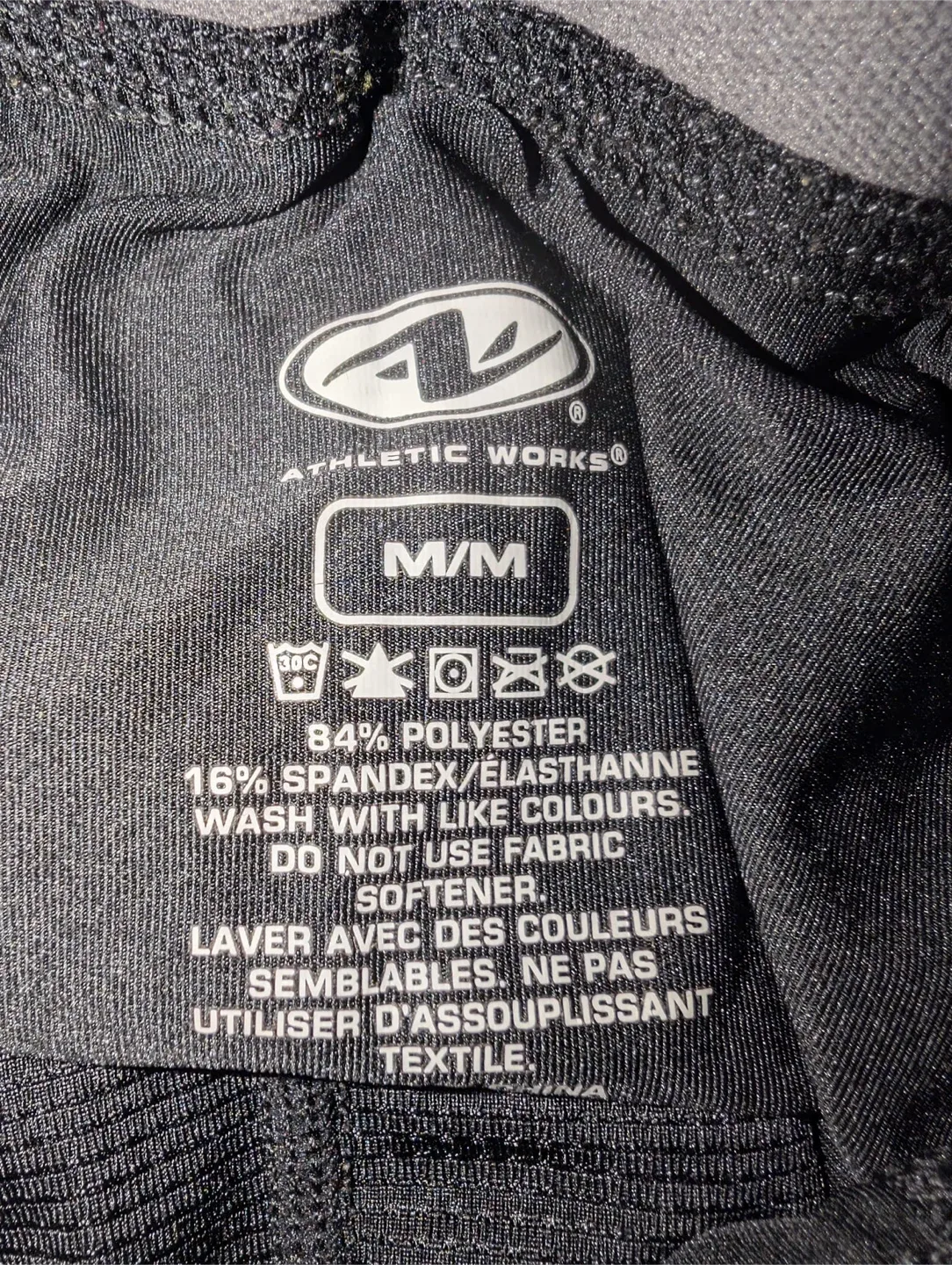 Men’s Athletic Works Black Leggings - Size M set -2 image indicator(3)