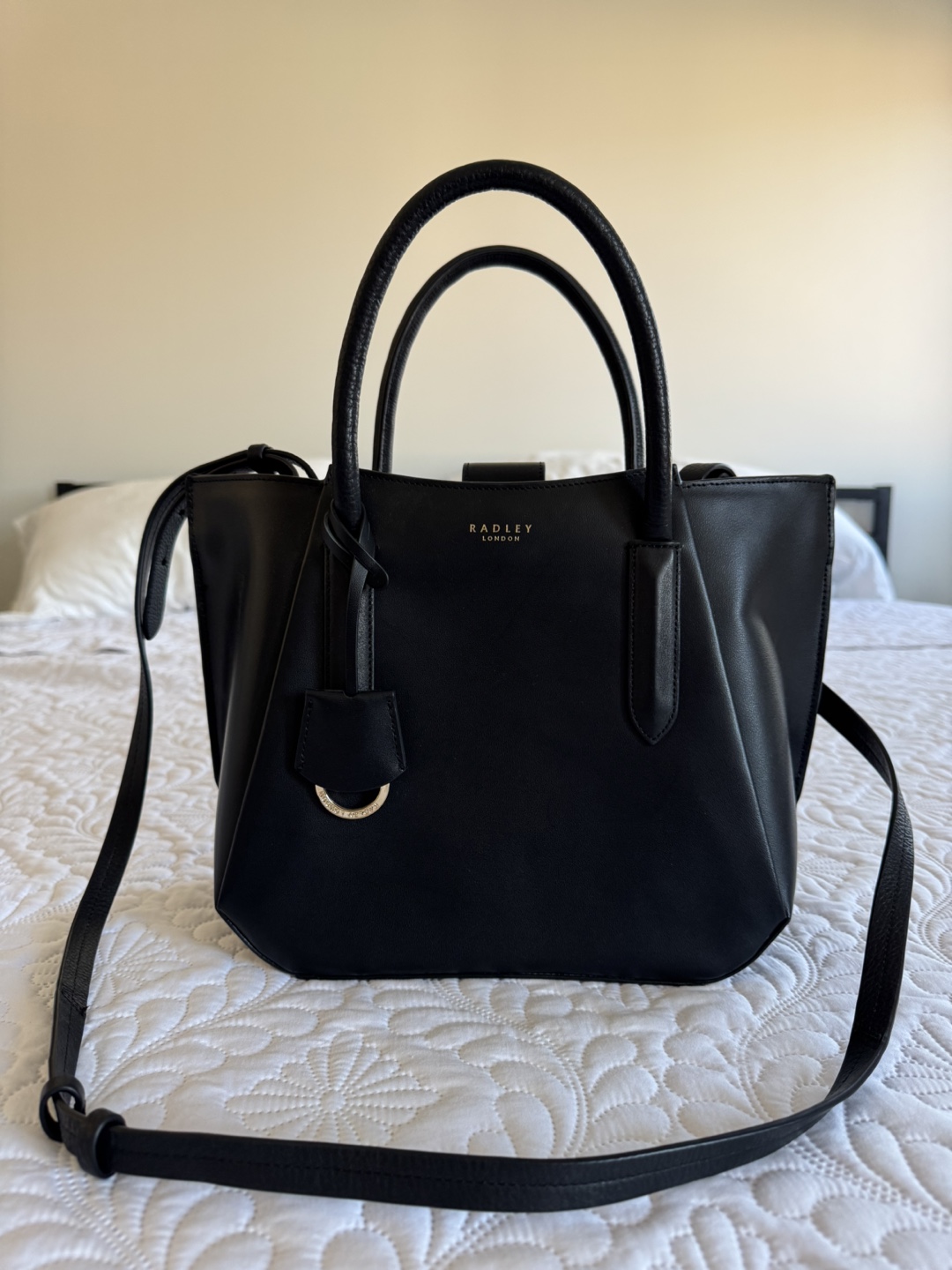 Radley London Black Leather Handbag