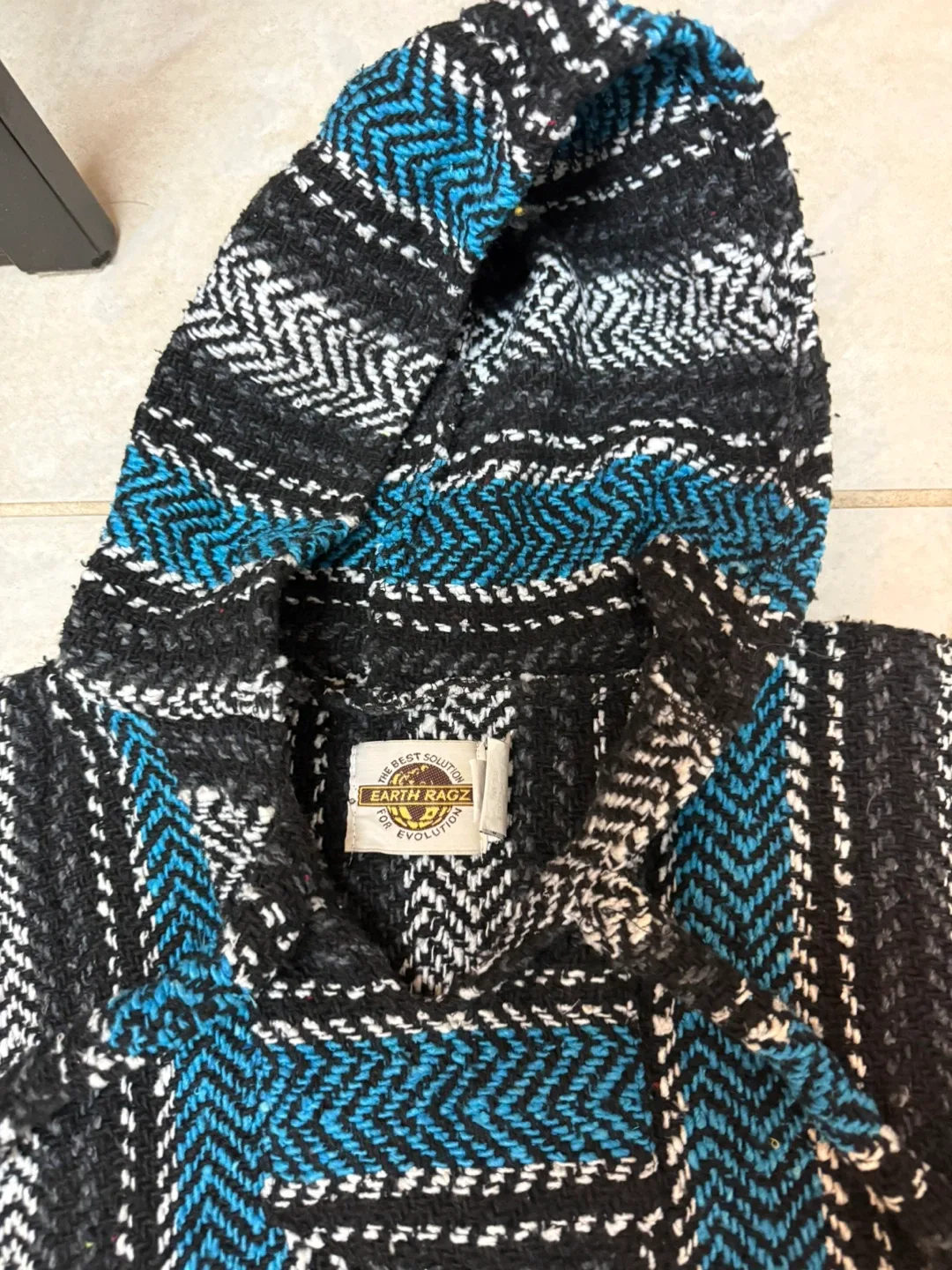 Drug Rug Hoodie - Blue, Black, White image indicator(2)