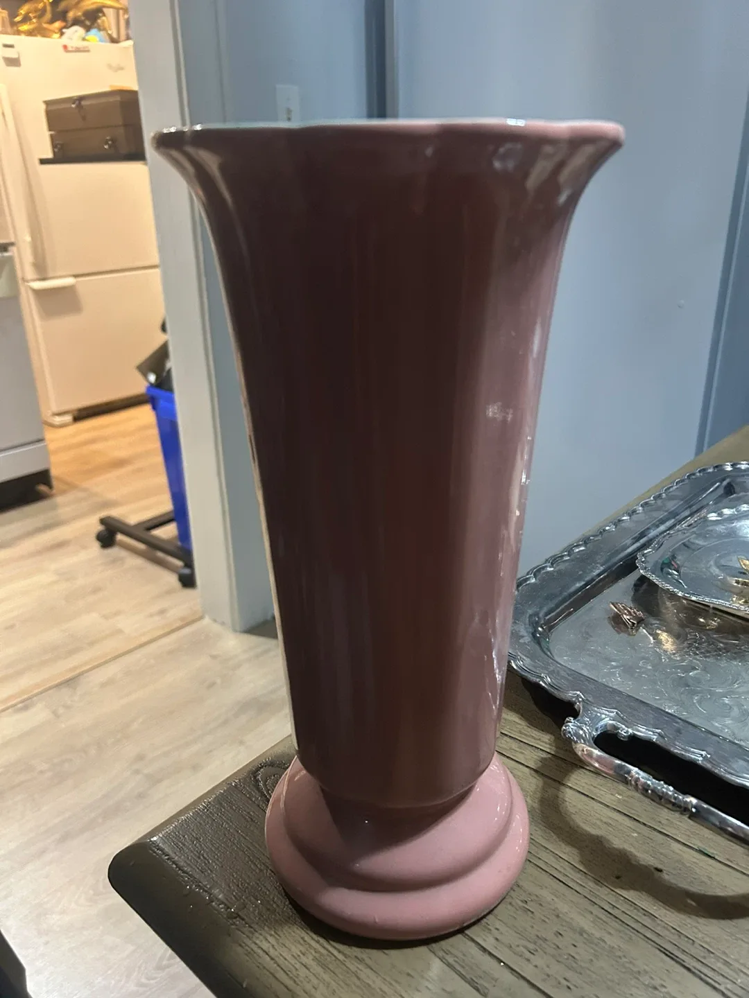 Pink Decorative Vase, 13 Inches Tall image indicator(3)