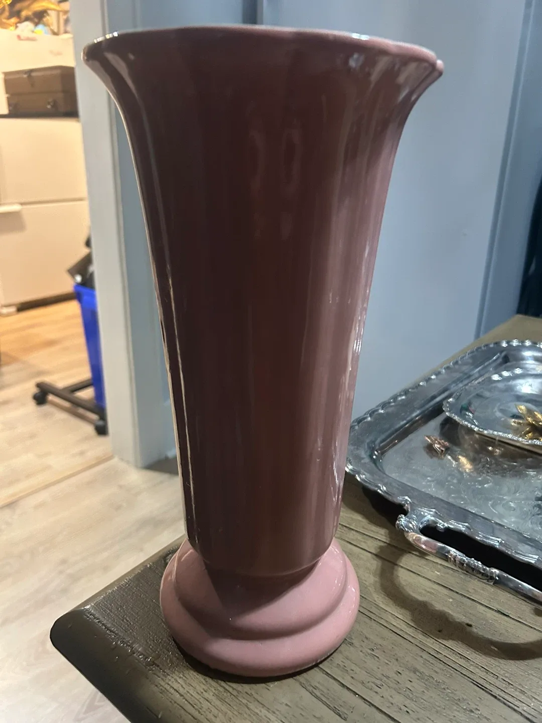 Pink Decorative Vase, 13 Inches Tall image indicator(2)