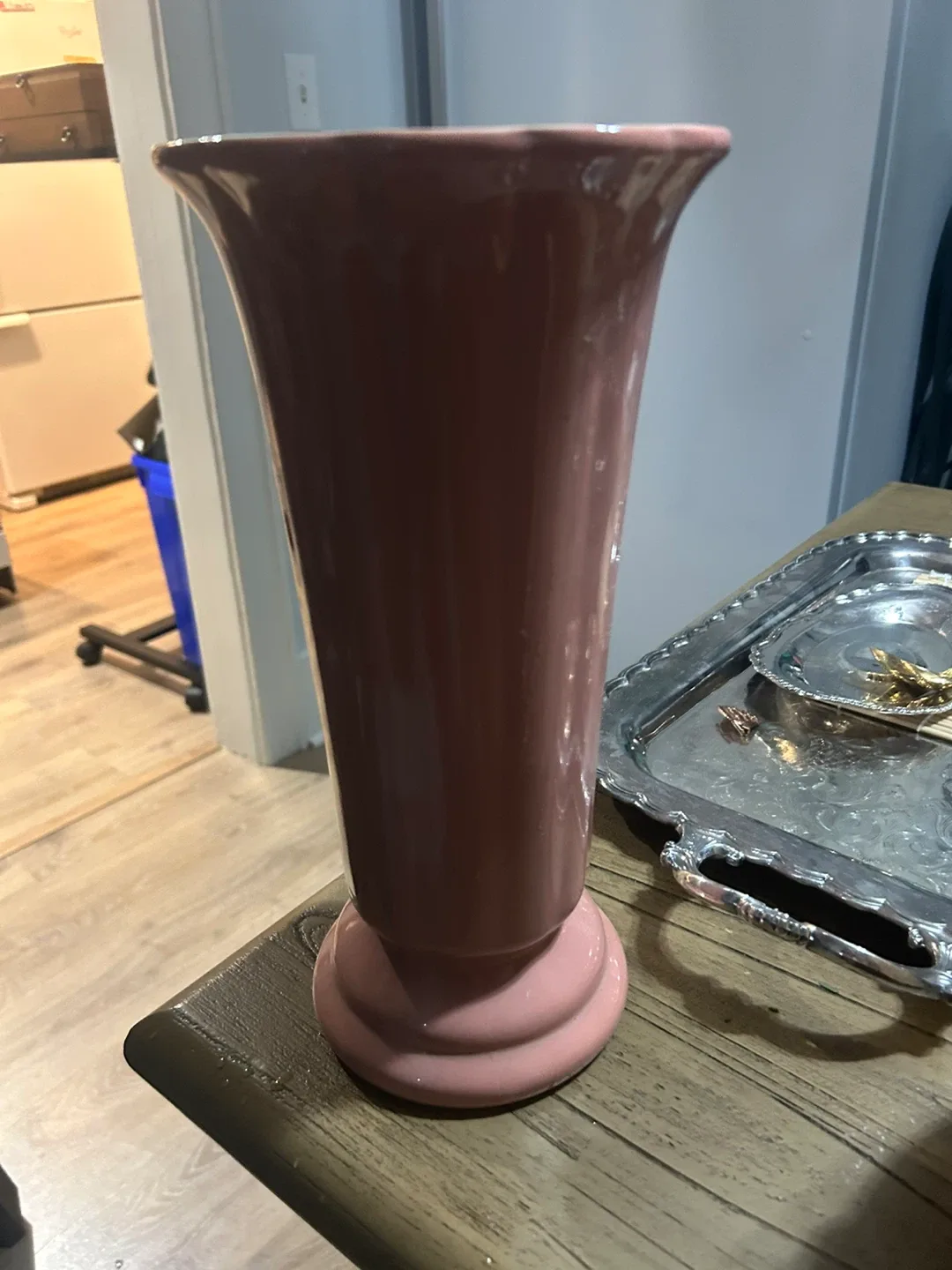 Pink Decorative Vase, 13 Inches Tall image indicator(4)