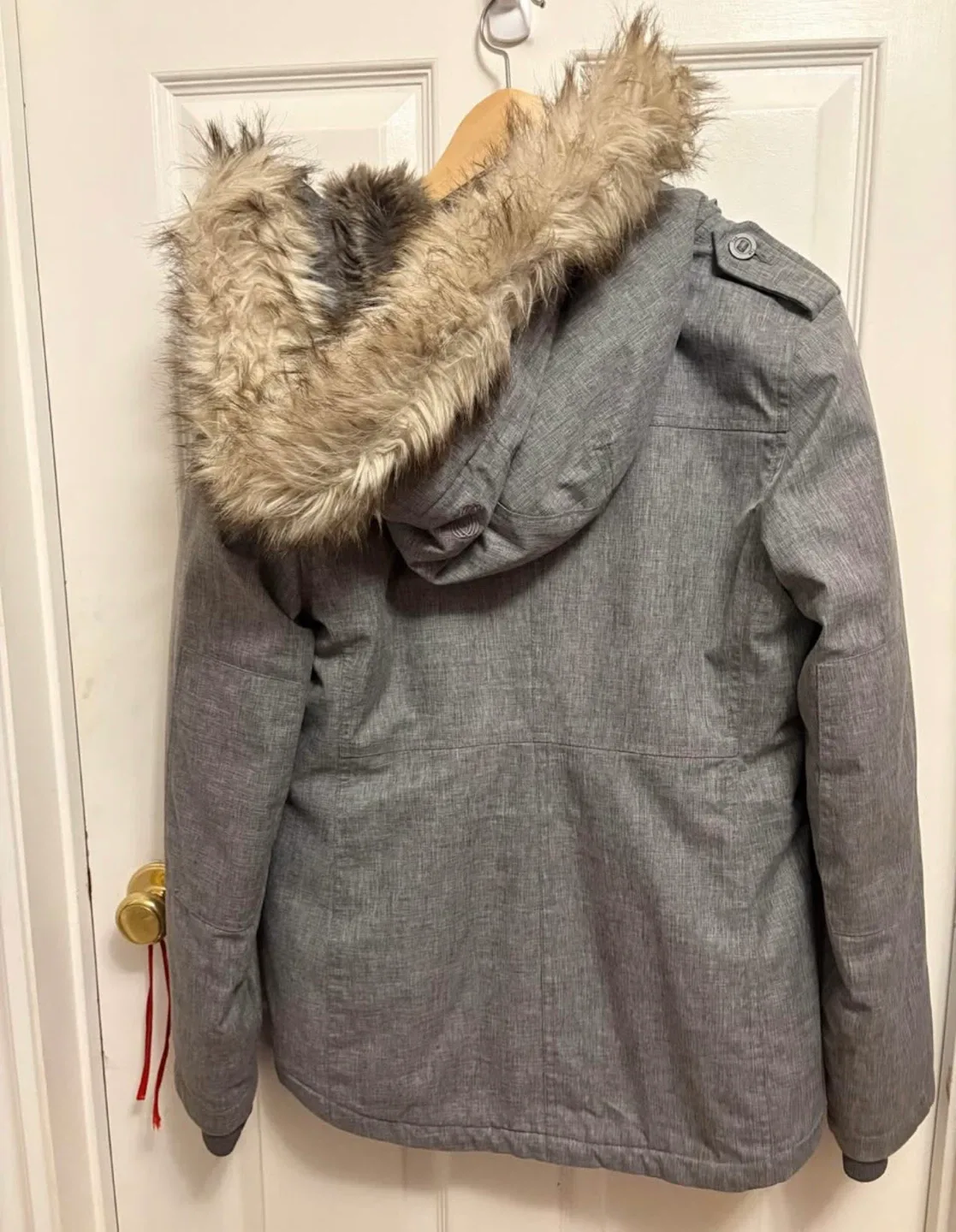 TNA Brand Grey Winter Parka size small image indicator(2)