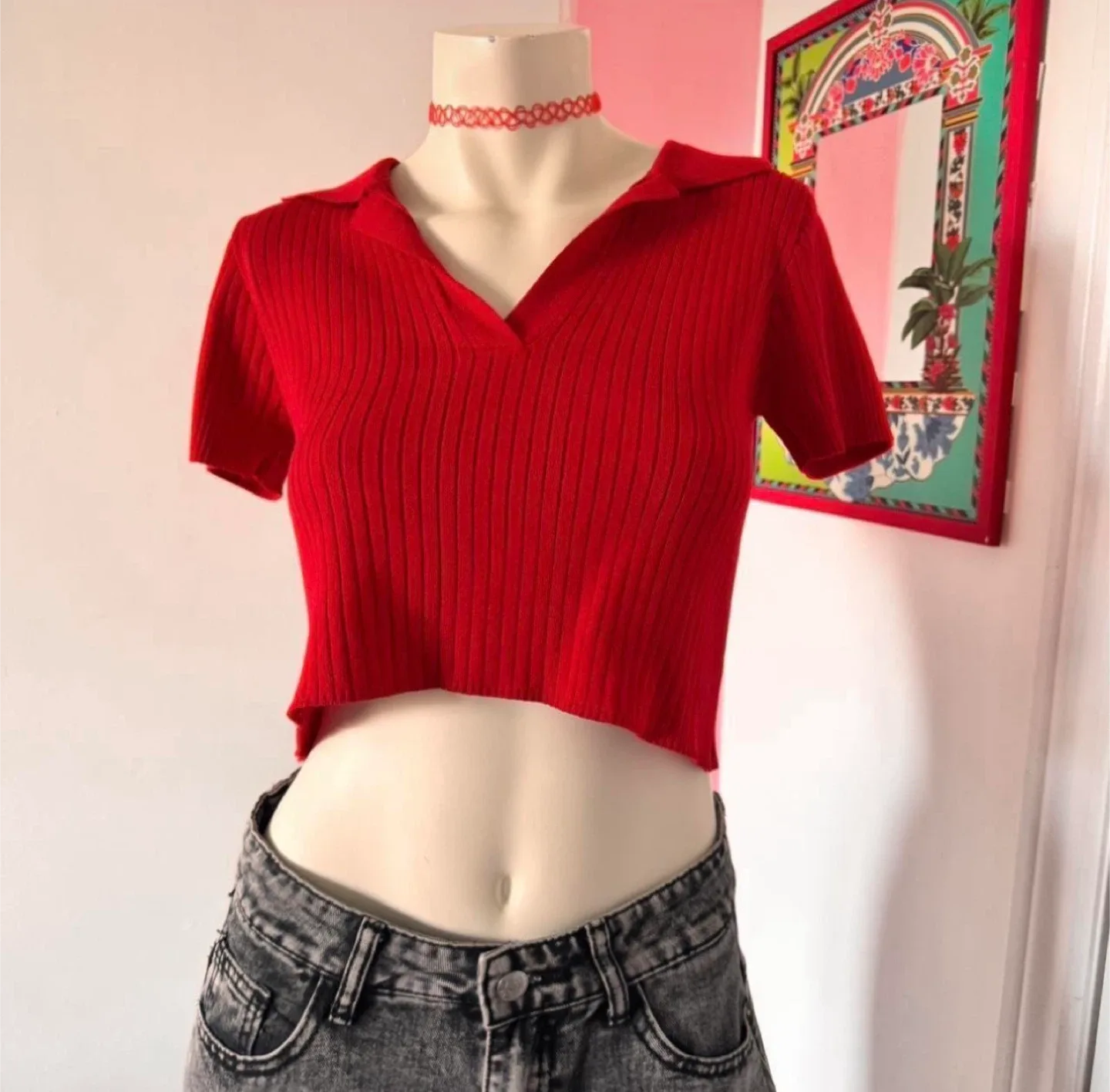 Red Crop Top thumbnail