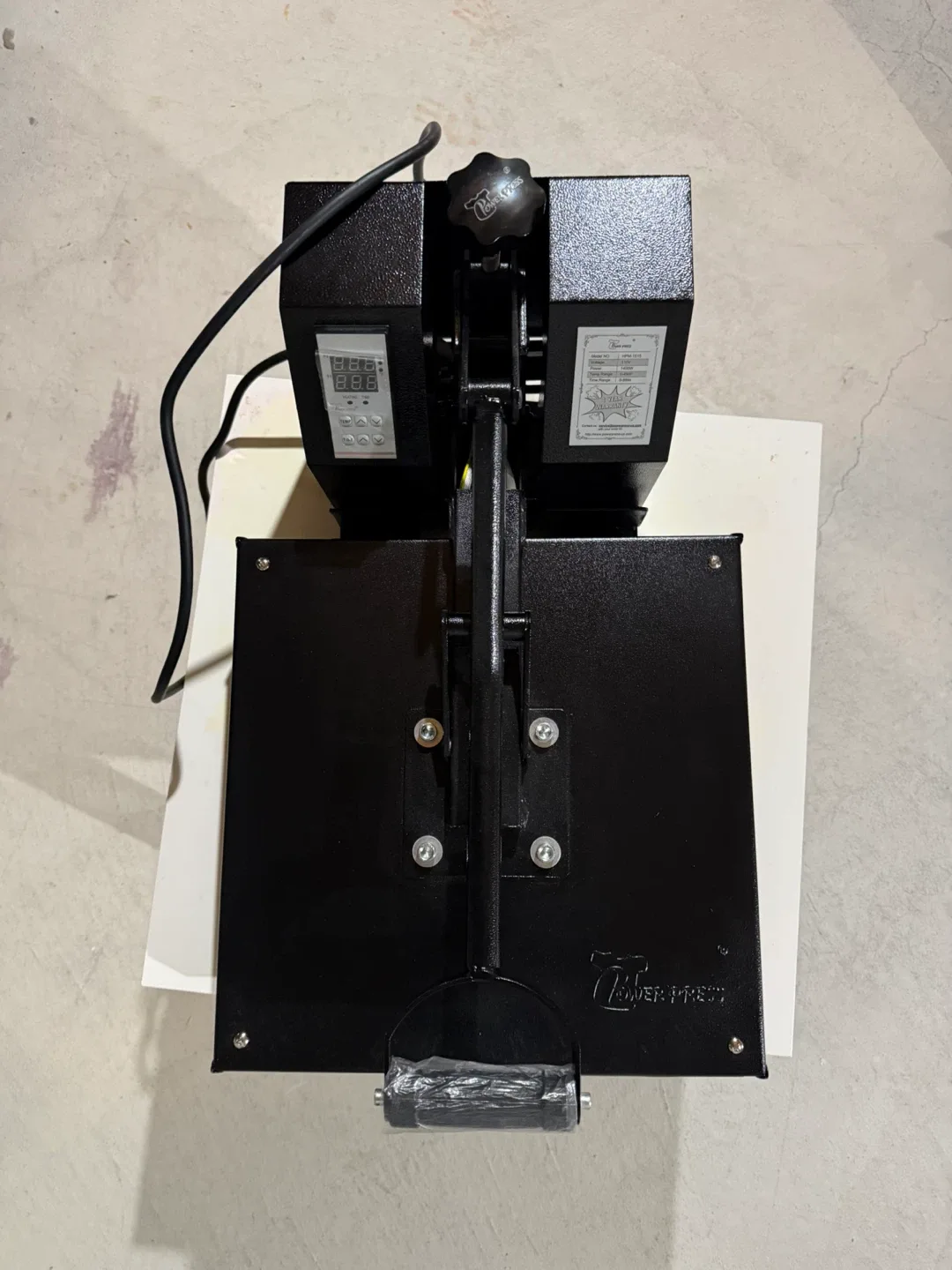 PowerPress Industrial-Quality Digital Sublimation Heat Press image indicator(3)