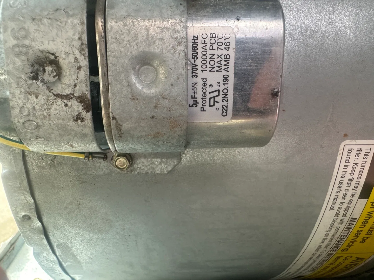 Bryant Furnace Inducer motor, Blower image indicator(5)