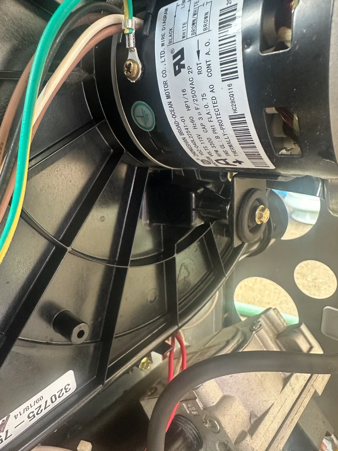 Bryant Furnace Inducer motor, Blower image indicator(3)