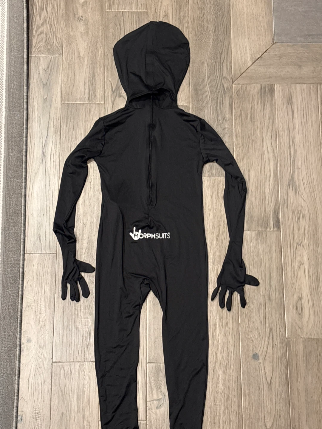 Morphsuits Black Full Body Suit - Large 9-12yr