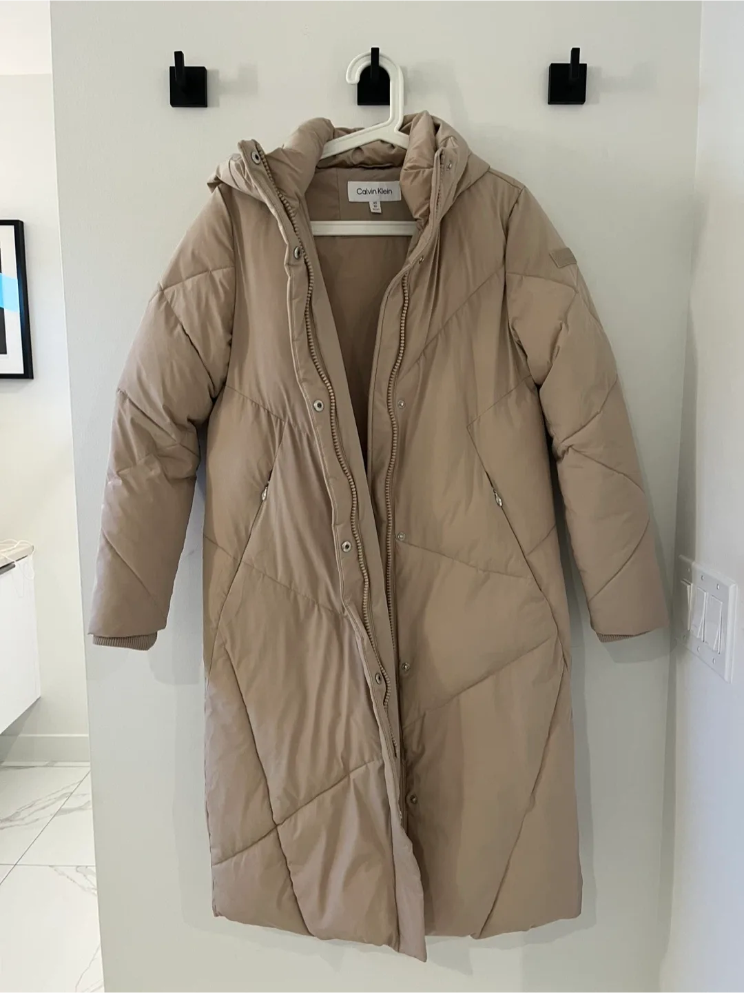 Calvin Klein XS Puffer Coat - Beige