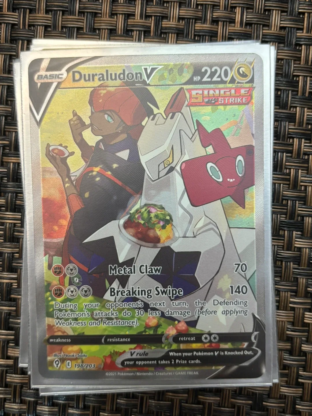 Duraludon V full art pokemon card thumbnail