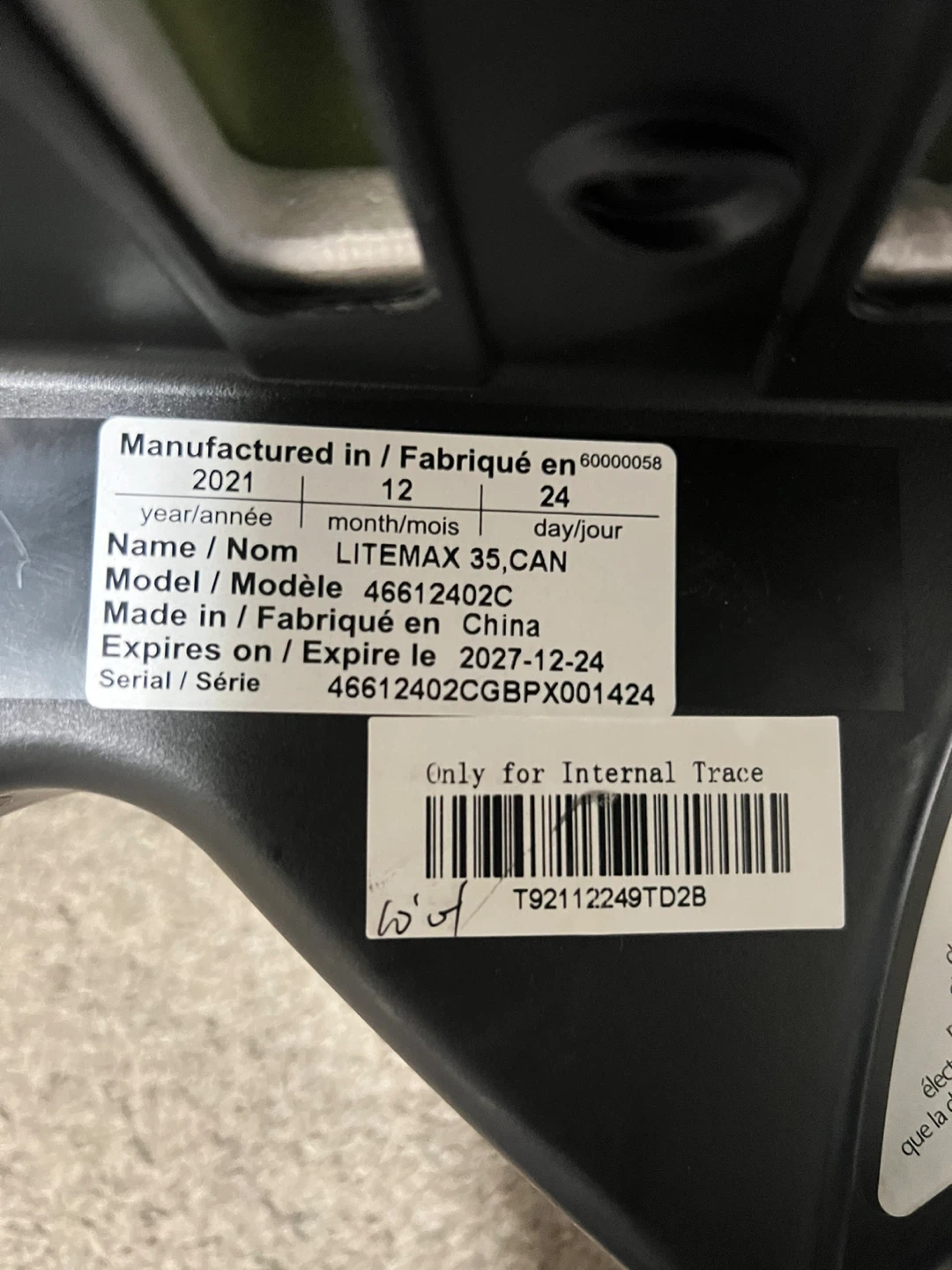 Evenflo LiteMax 35 Infant Car Seat - photo 3