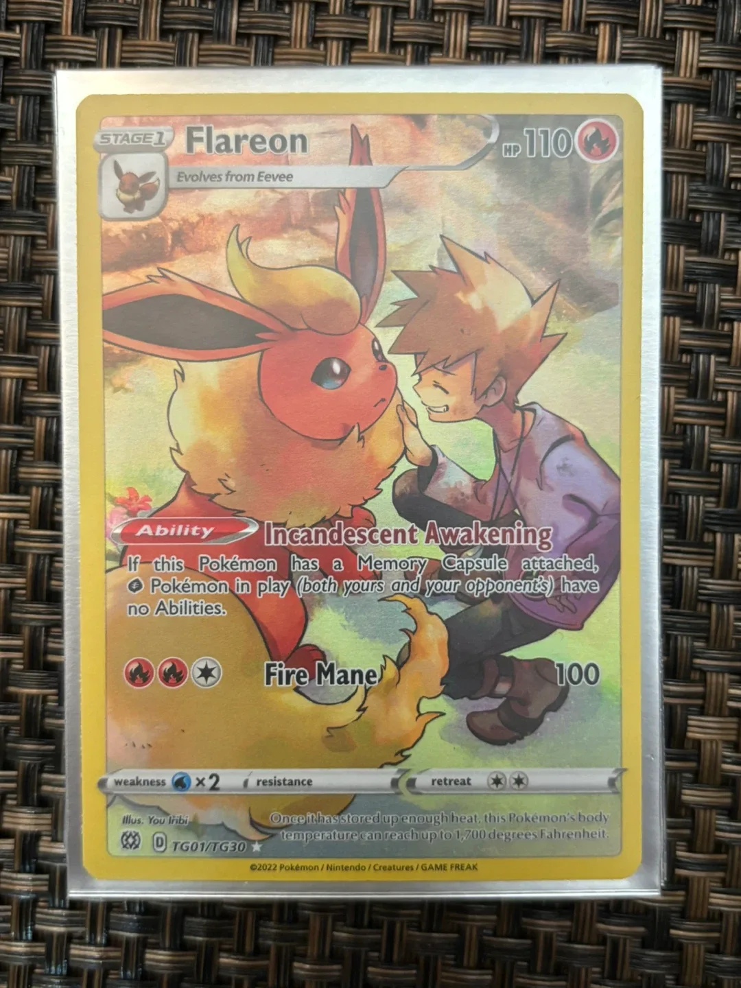 Flareon trainer gallery Pokemon card thumbnail