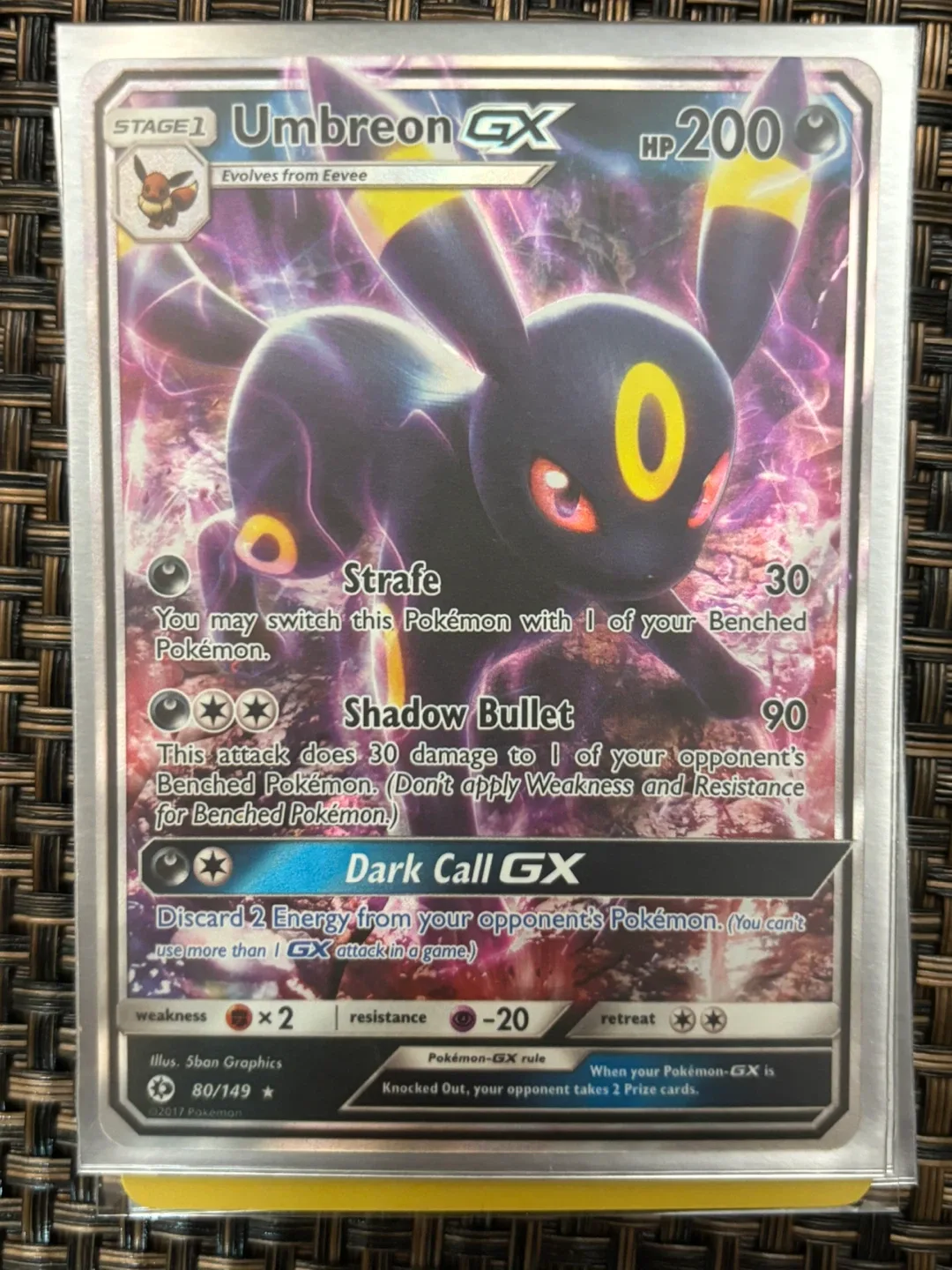Umbreon GX Pokemon card thumbnail