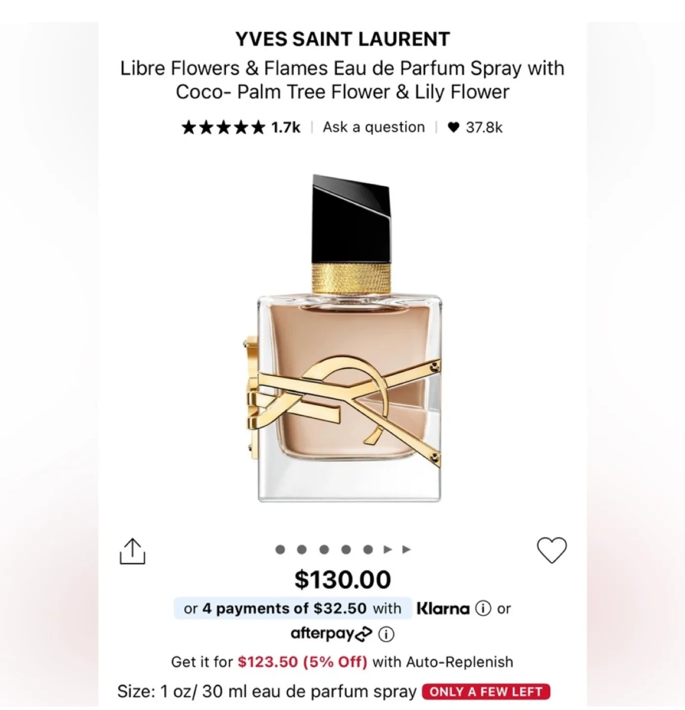 Yves Saint Laurent perfume image indicator(3)