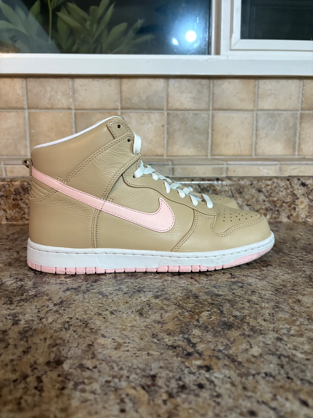 Nike Dunk High Shoes - Beige/Pink - photo 3