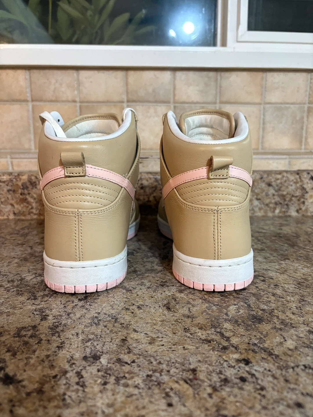 Nike Dunk High Shoes - Beige/Pink - photo 2
