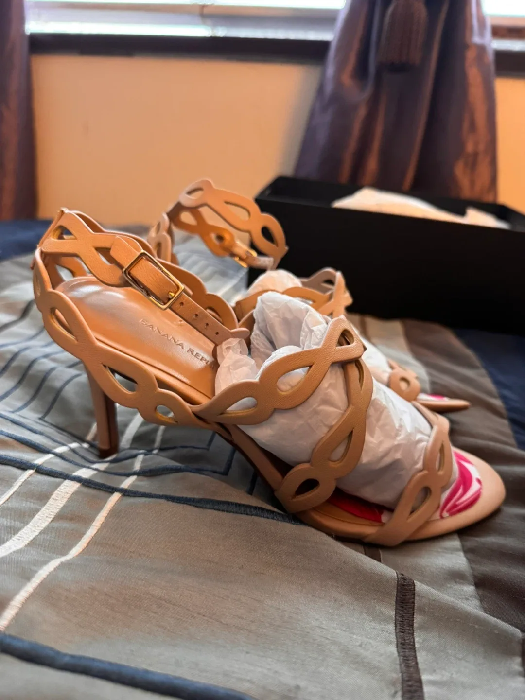 Banana Republic Lasercut High Heels - Size 6.5 thumbnail