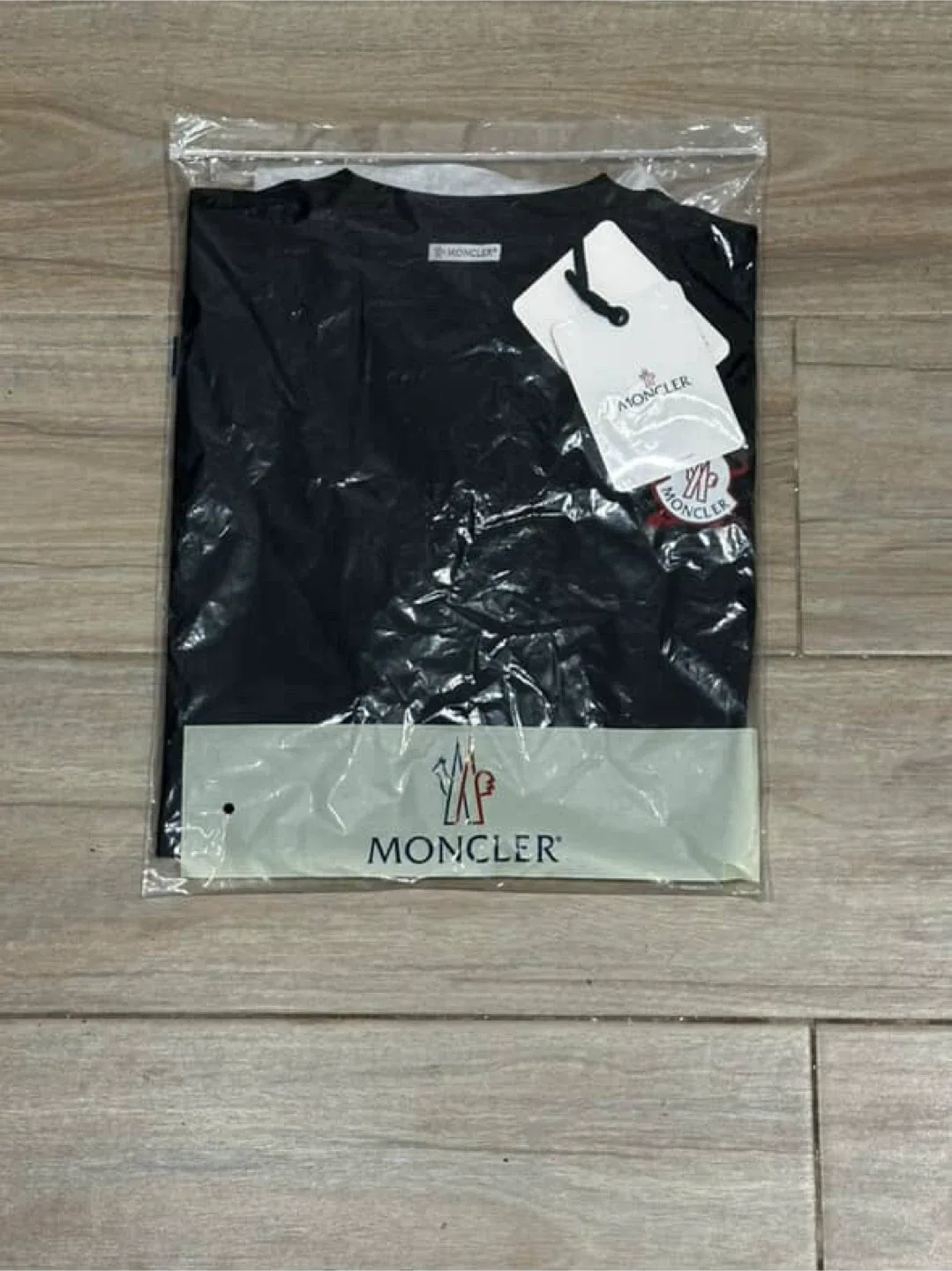 New Custom Moncler Black T-Shirt image indicator(4)