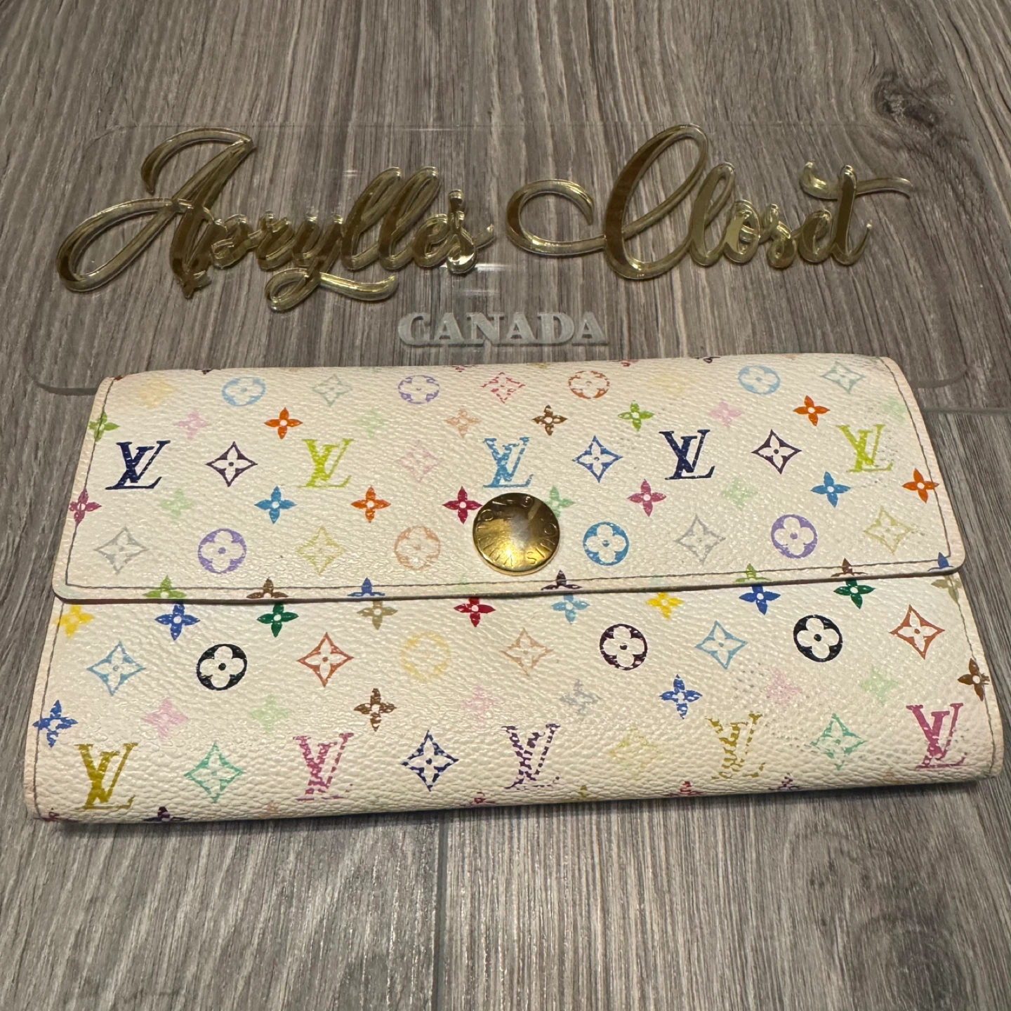 Authentic Louis Vuitton Multicolor Long Wallet - photo 2