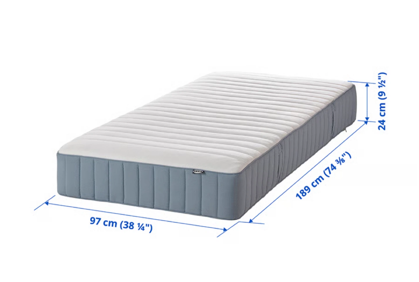 IKEA VALEVÅG Twin Mattress - photo 4