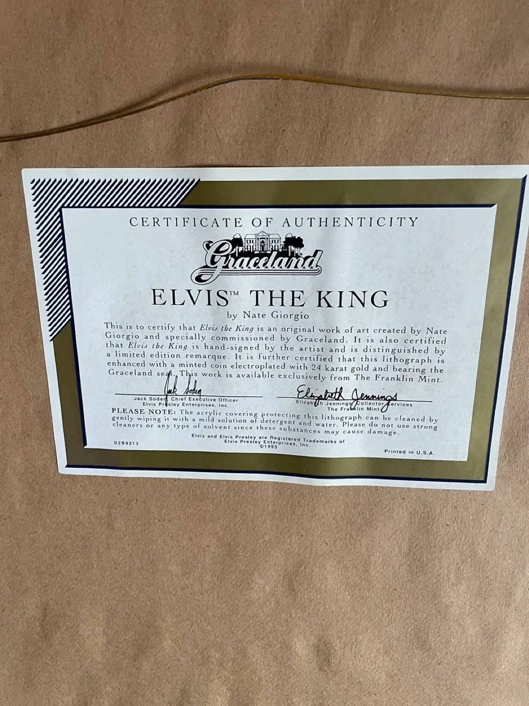 Elvis The King Lithograph by Nate Giorgio image indicator(2)