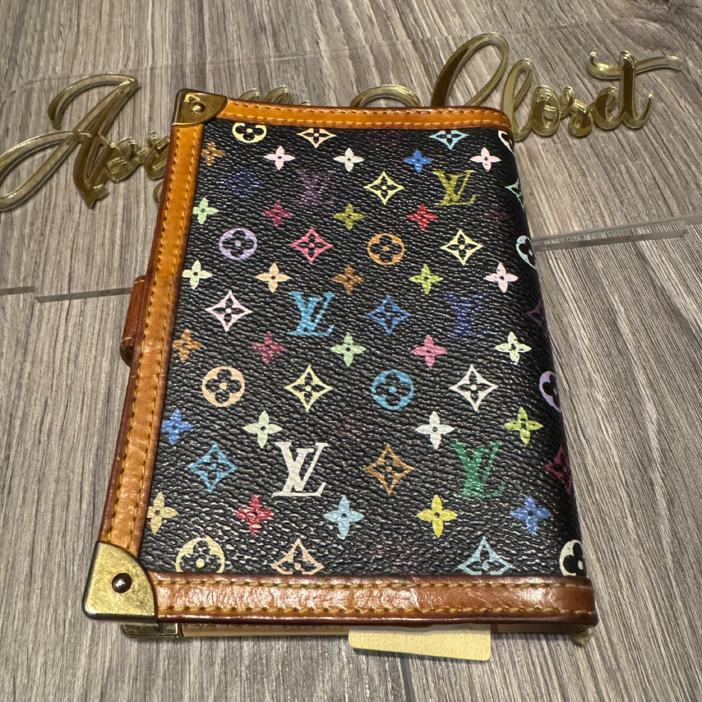 Authentic  Louis Vuitton Multicolor Agenda Cover - photo 3