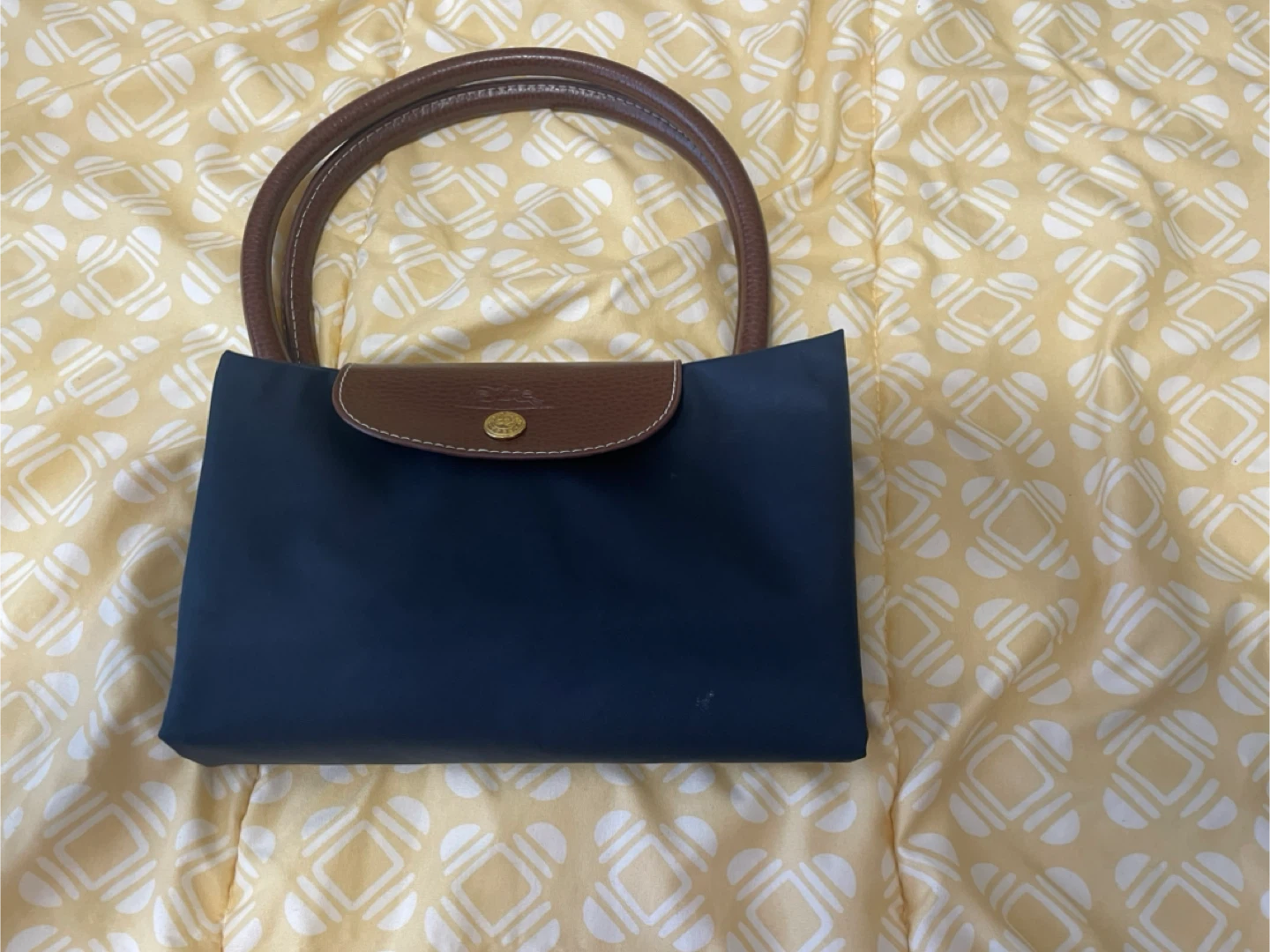 Longchamp Navy Blue Tote Bag - photo 5