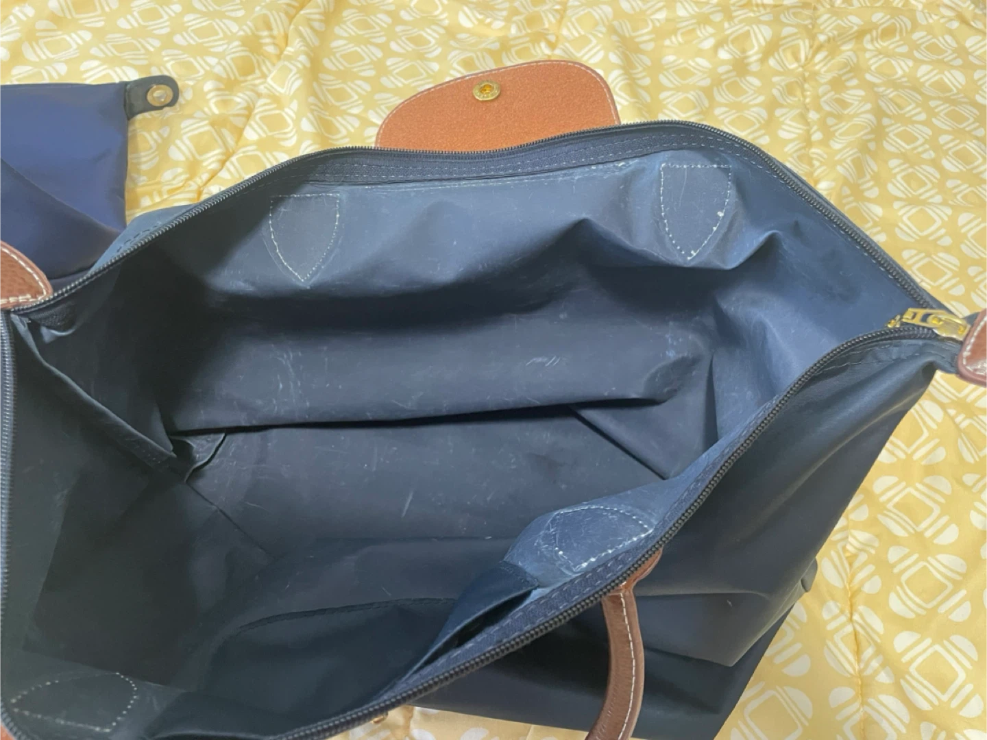 Longchamp Navy Blue Tote Bag - photo 4