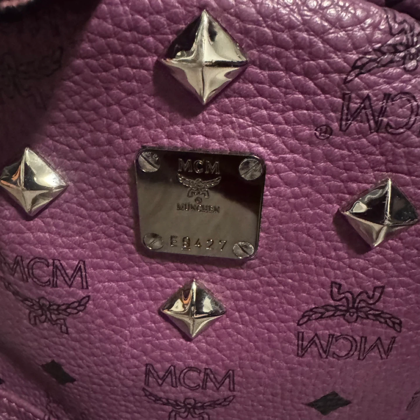 MCM Mini Backpack Purple - photo 2