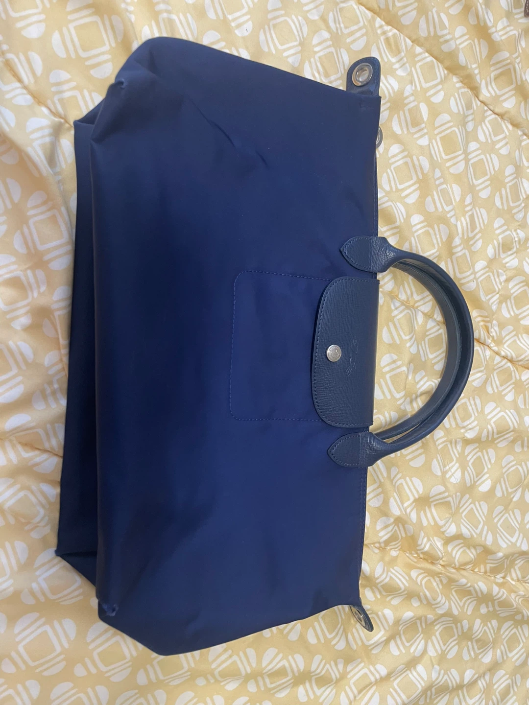 Longchamp Le Pliage Large Tote Bag - Navy Blue