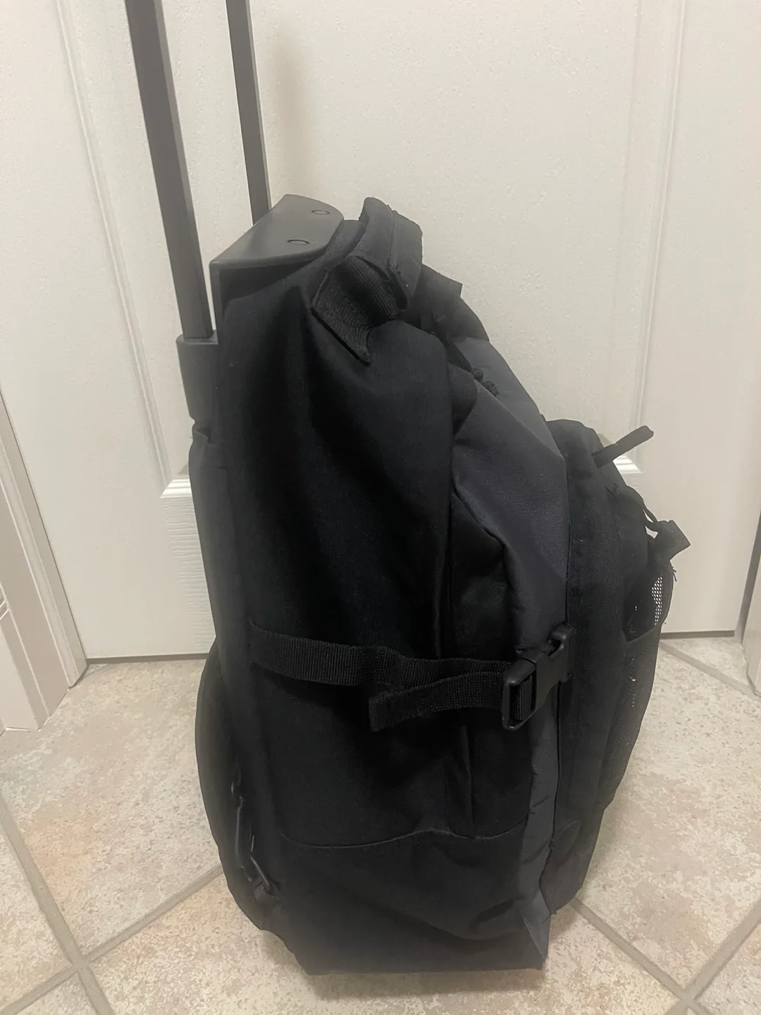 REDUCED! EDDIE BAUER Black Rolling Backpack image indicator(2)