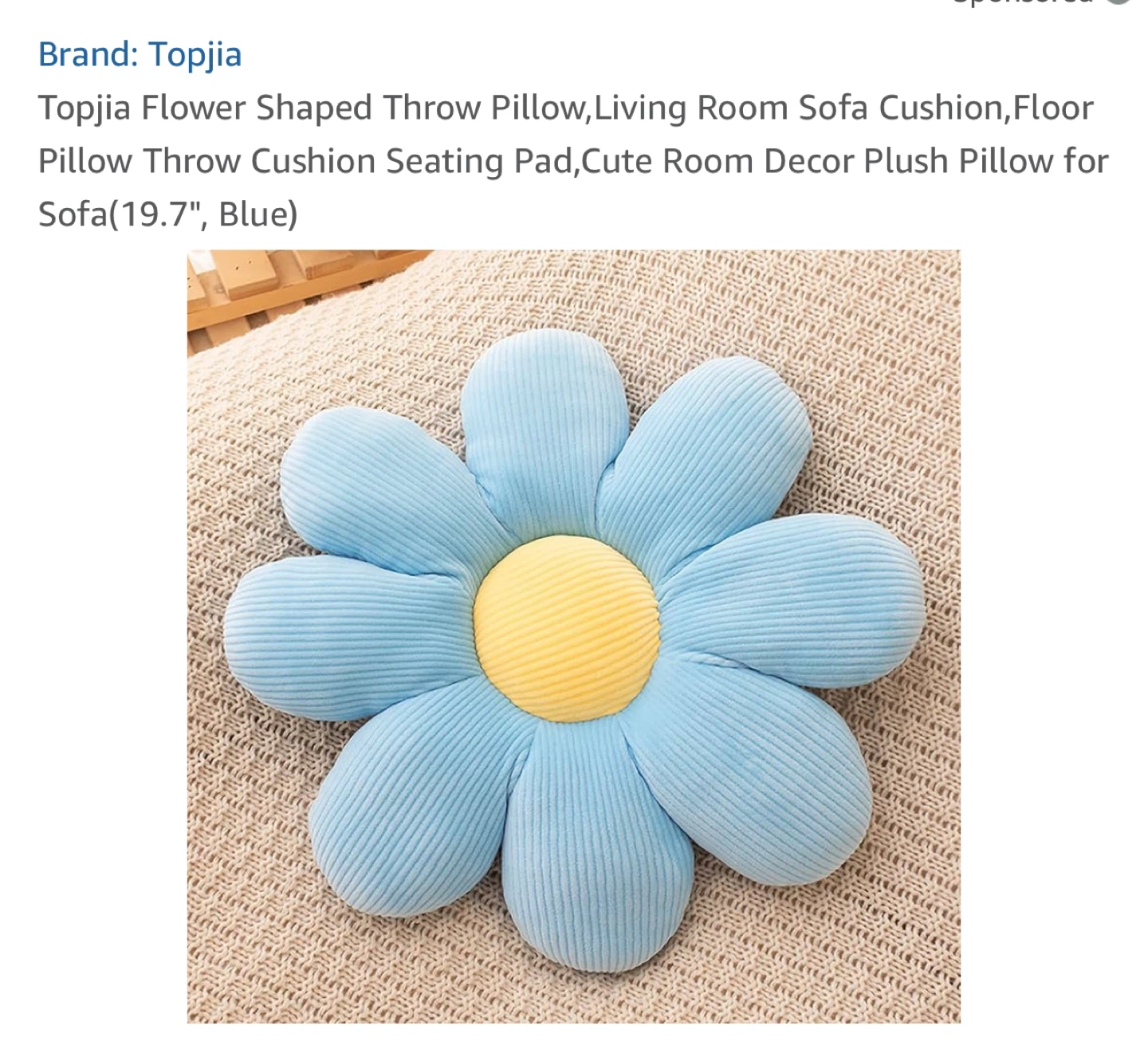 Flower shaped pillow - photo 3