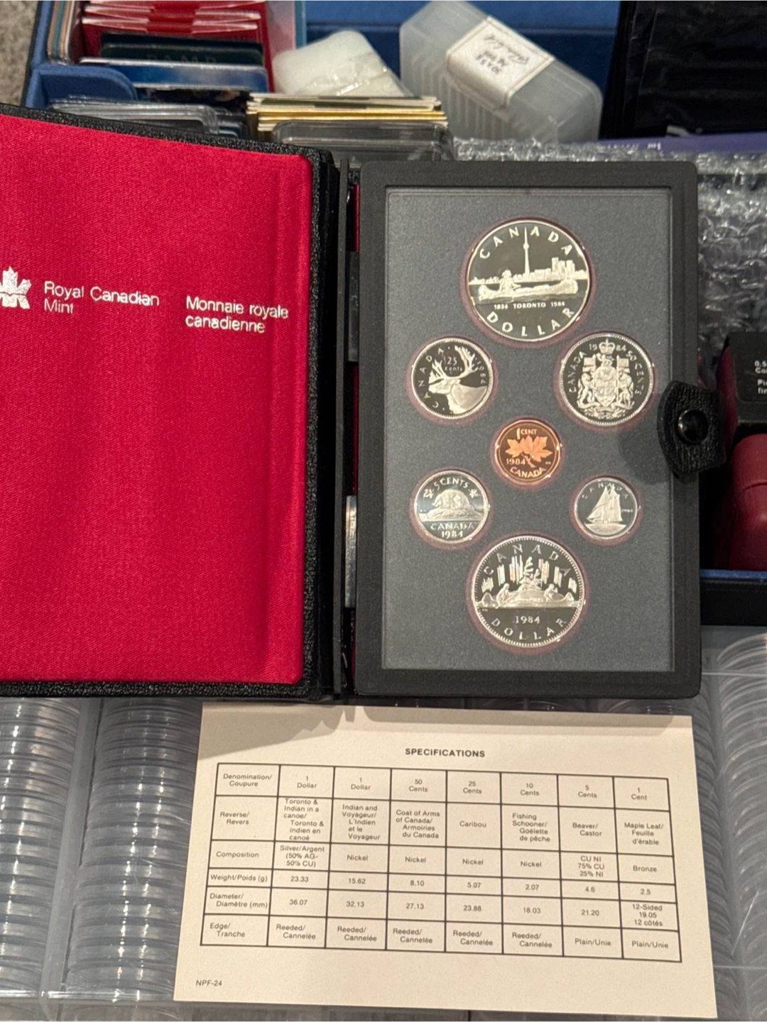 1984 Royal Canadian Mint Coin Set - photo 3