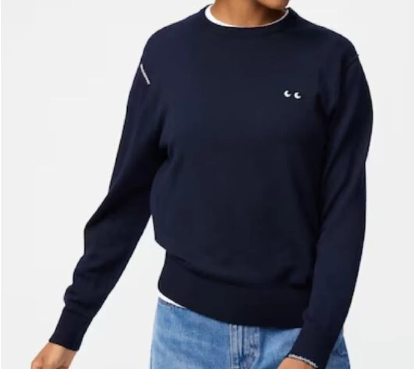 New Uniqlo x Anya Hindmarch 100% Merino Crew Neck Sweater thumbnail