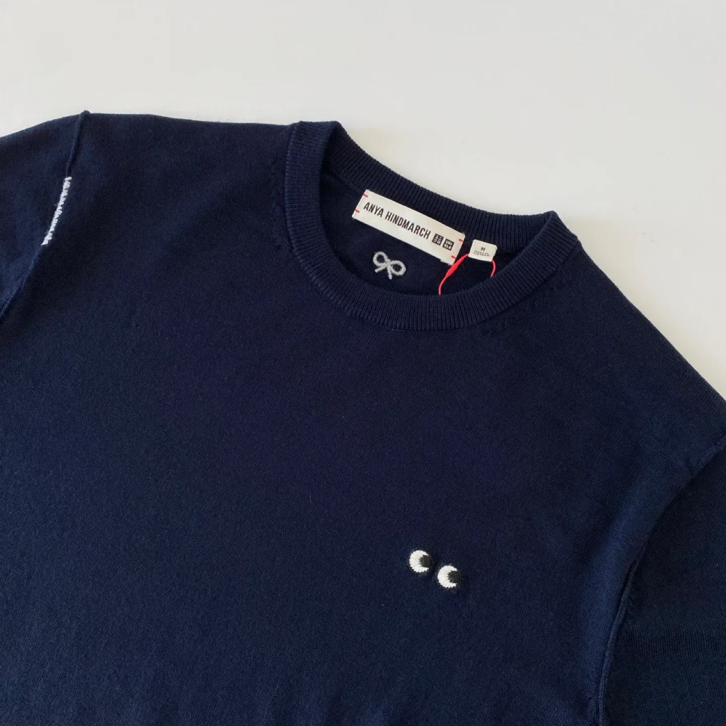 New Uniqlo x Anya Hindmarch 100% Merino Crew Neck Sweater image indicator(4)