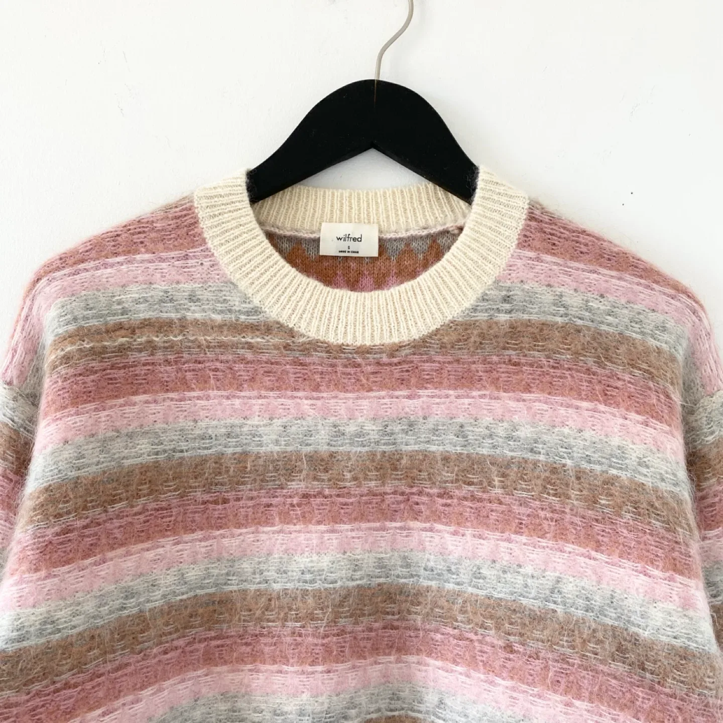 Aritzia Wilfred Cadence Fair Isle Mohair Sweater image indicator(4)