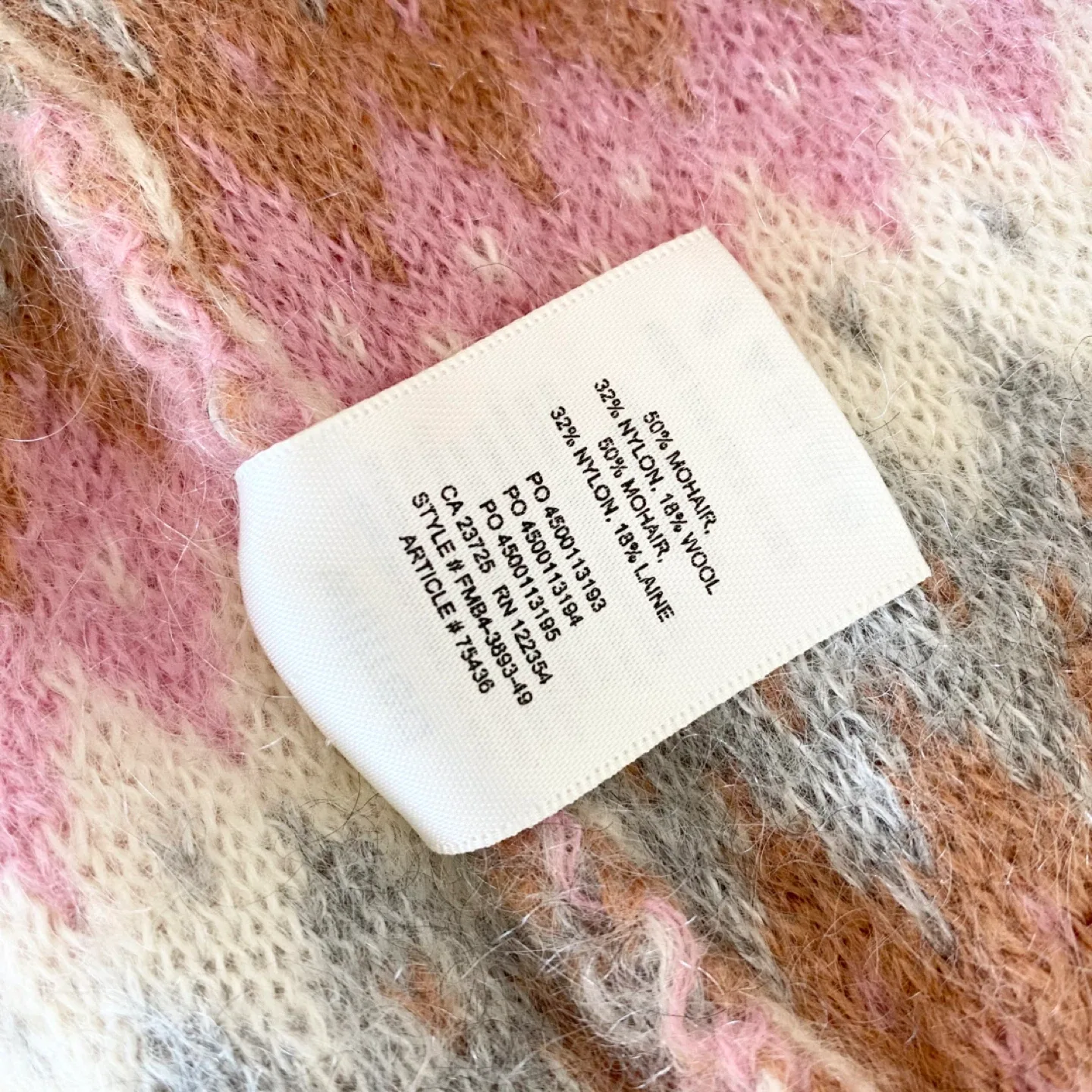 Aritzia Wilfred Cadence Fair Isle Mohair Sweater image indicator(9)